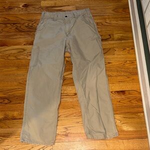 Carhartt Men's Khaki‎ Cargo Pants B151 tan size 33/32